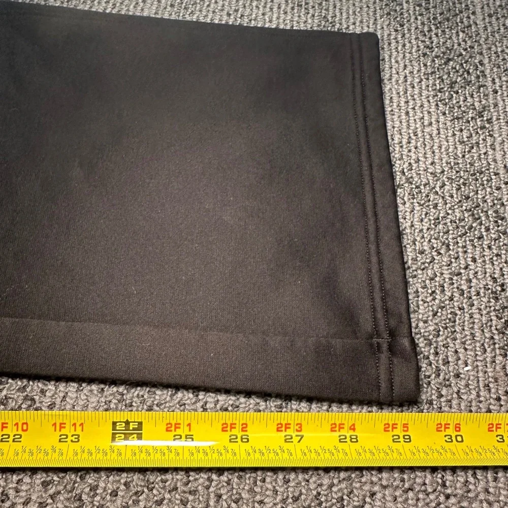 Under Armour Mens Black Fleece Lined Track Pants Straight Leg LG 207562 FW09